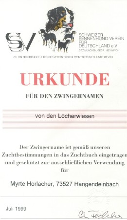 Urkunde